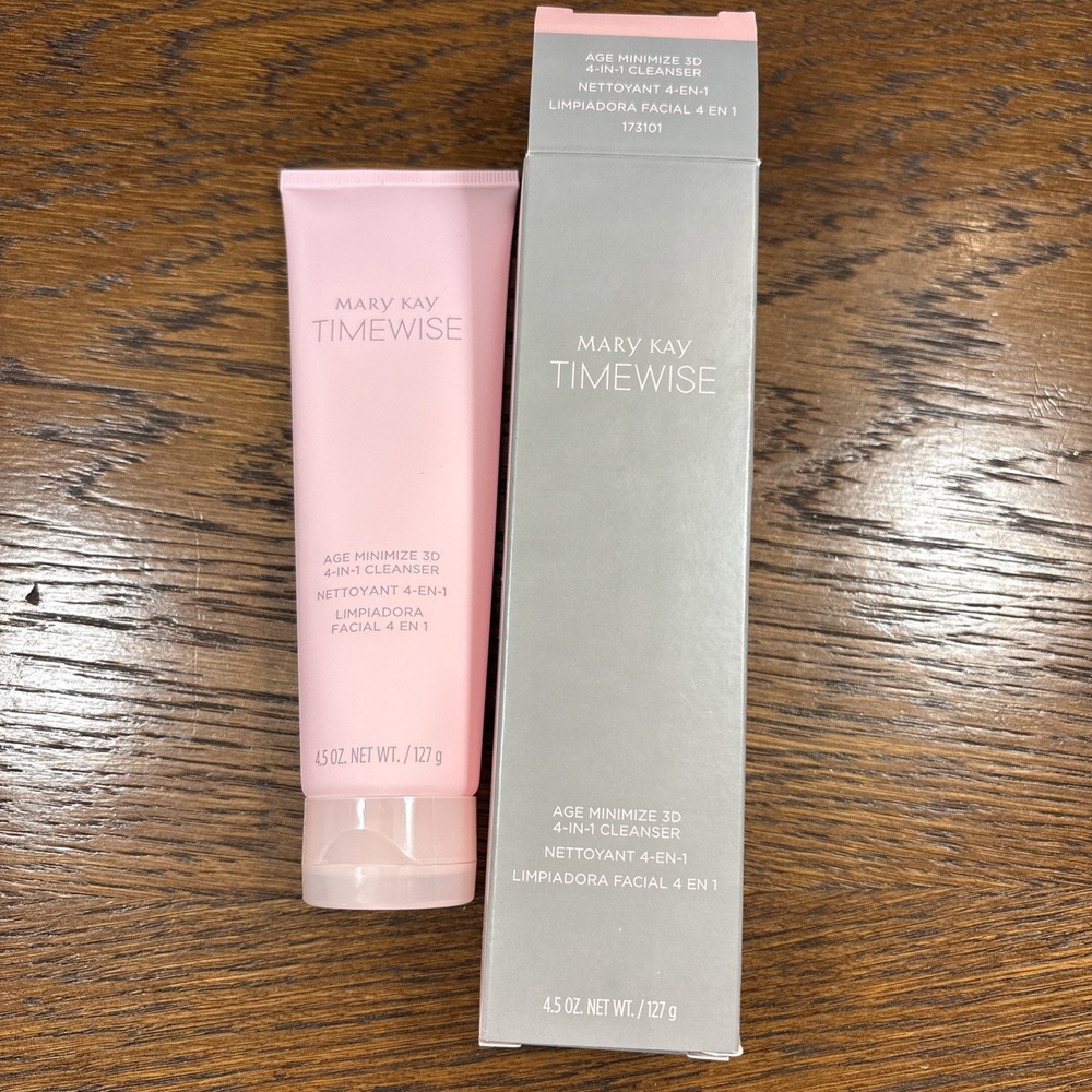 Mary Kay Timewise Age Minimize 3D 4-IN-1 Cleanser Normal To Dry Skin 4.5 oz.